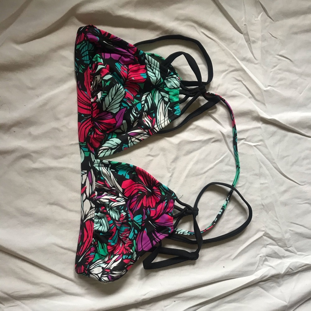 Colorful bikini top